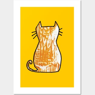 Ginger Cat - Eliza and Boo Posters and Art